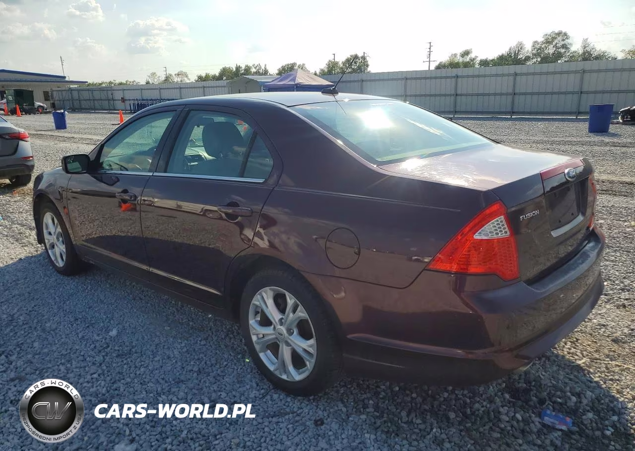 2012 Ford Fusion Se VIN:3FAHP0HG3CR261102 - 2