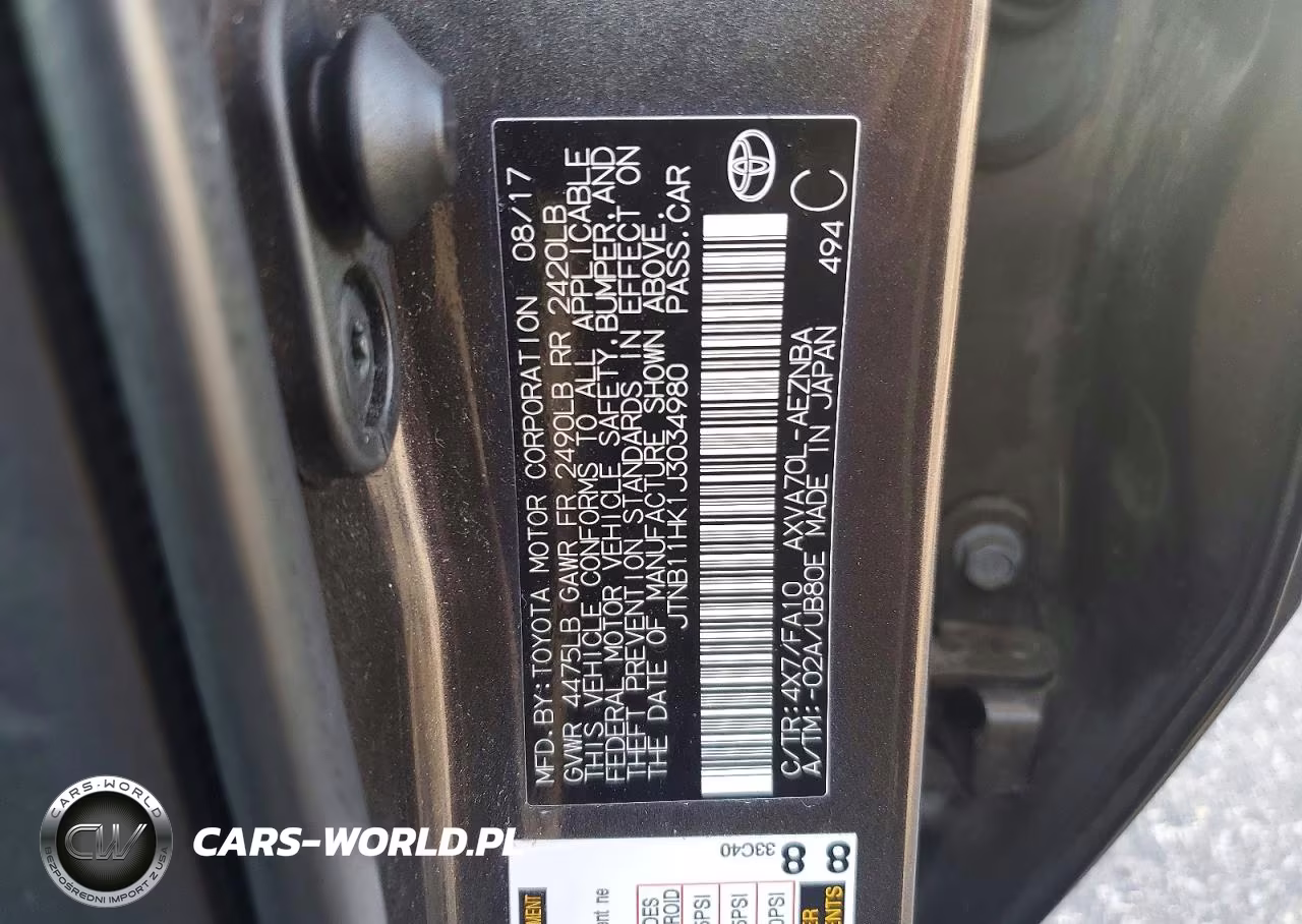 2018 Toyota Camry Le VIN:JTNB11HK1J3034980 - 12