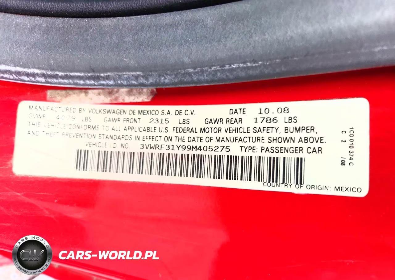 2009 Volkswagen New Beetle S VIN:3VWRF31Y99M405275 - 12