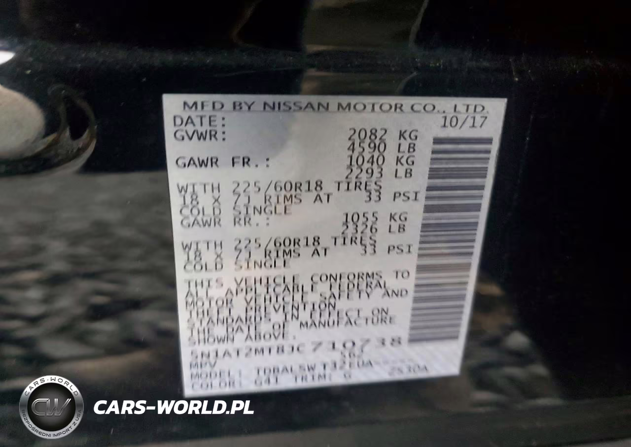 2018 Nissan Rogue Sl VIN:5N1AT2MT8JC710738 - 13