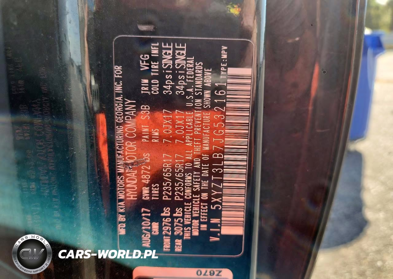 2018 Hyundai Santa Fe 2.4L VIN:5XYZT3LB7JG532161 - 13