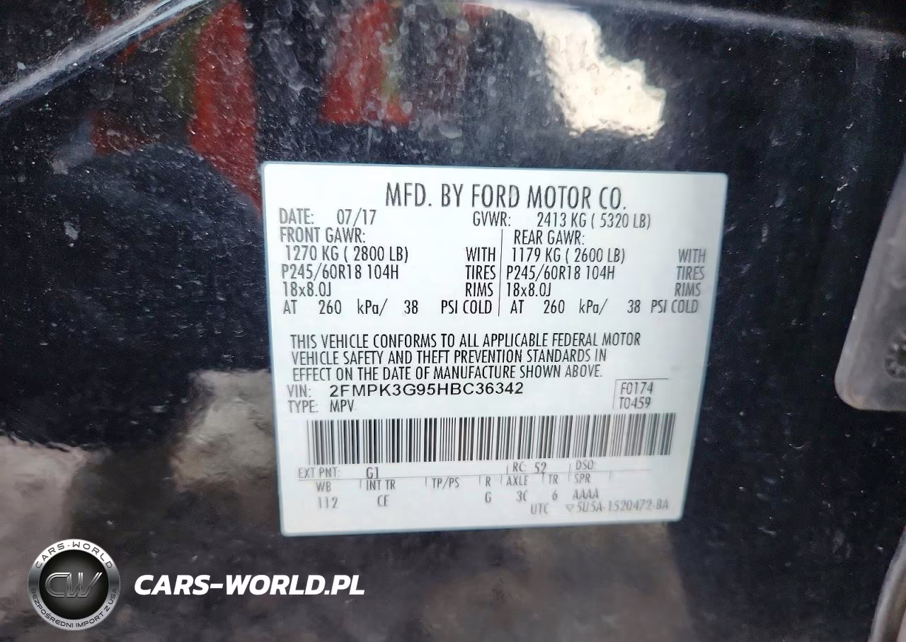 2017 Ford Edge Se VIN:2FMPK3G95HBC36342 - 13