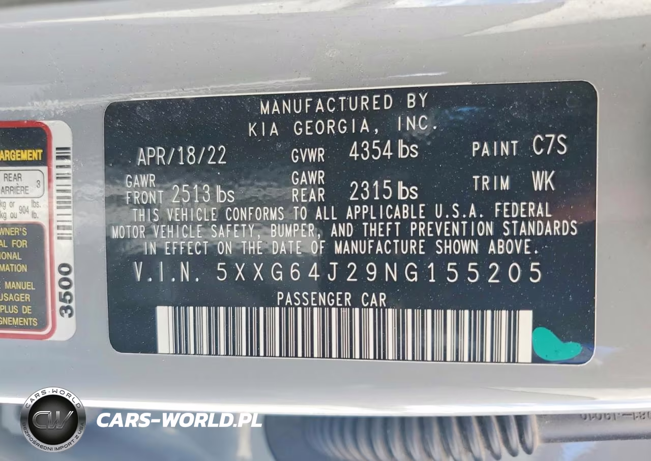 2022 Kia K5 Gt Line VIN:5XXG64J29NG155205 - 12