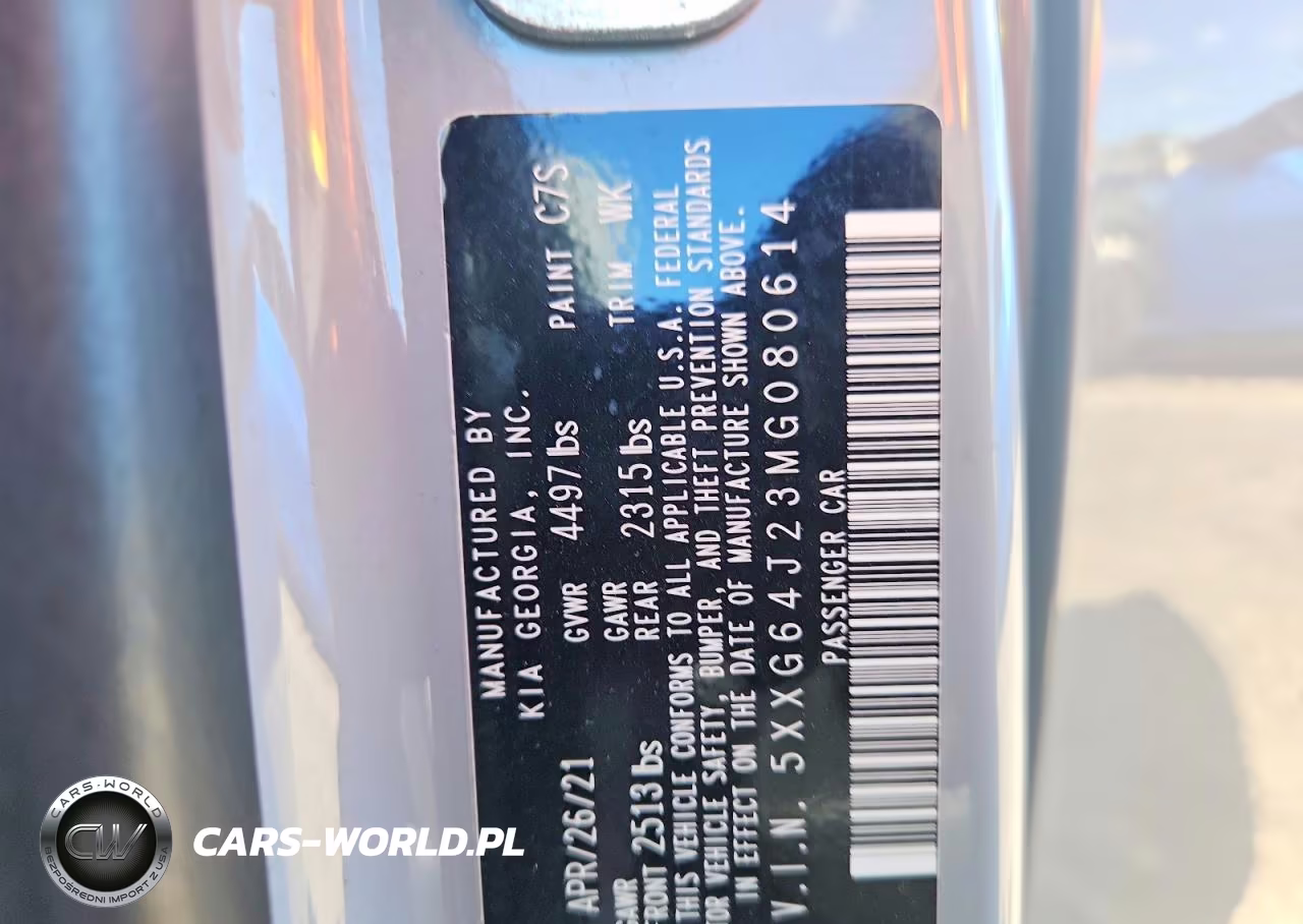 2021 Kia K5 Gt Line VIN:5XXG64J23MG080614 - 13