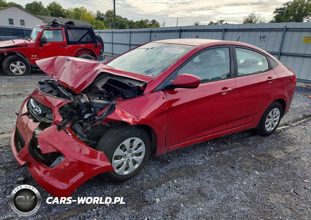 2016 Hyundai Accent Se VIN:KMHCT4AE4GU956490 - 1