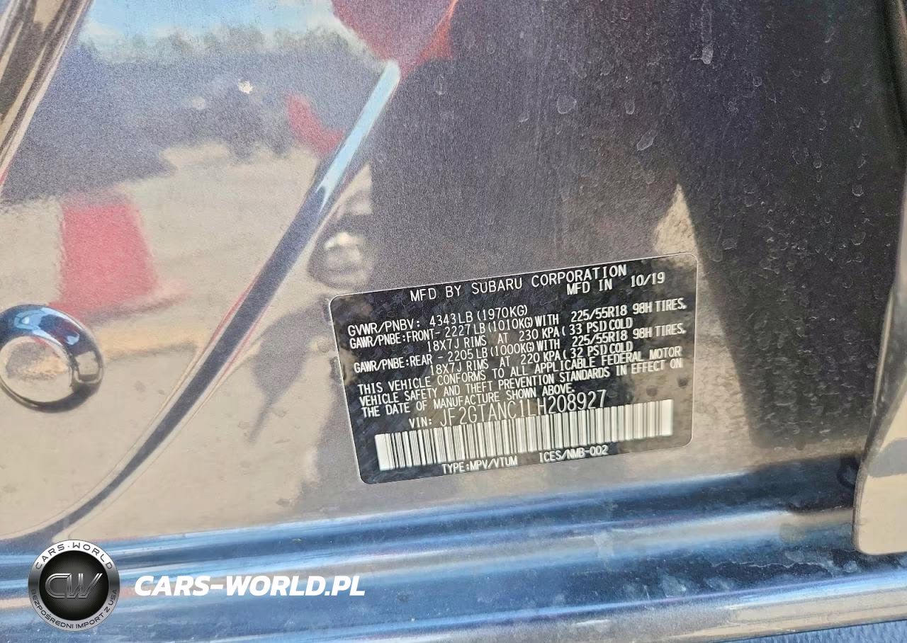 2020 Subaru Crosstrek Limited VIN:JF2GTANC1LH208927 - 13