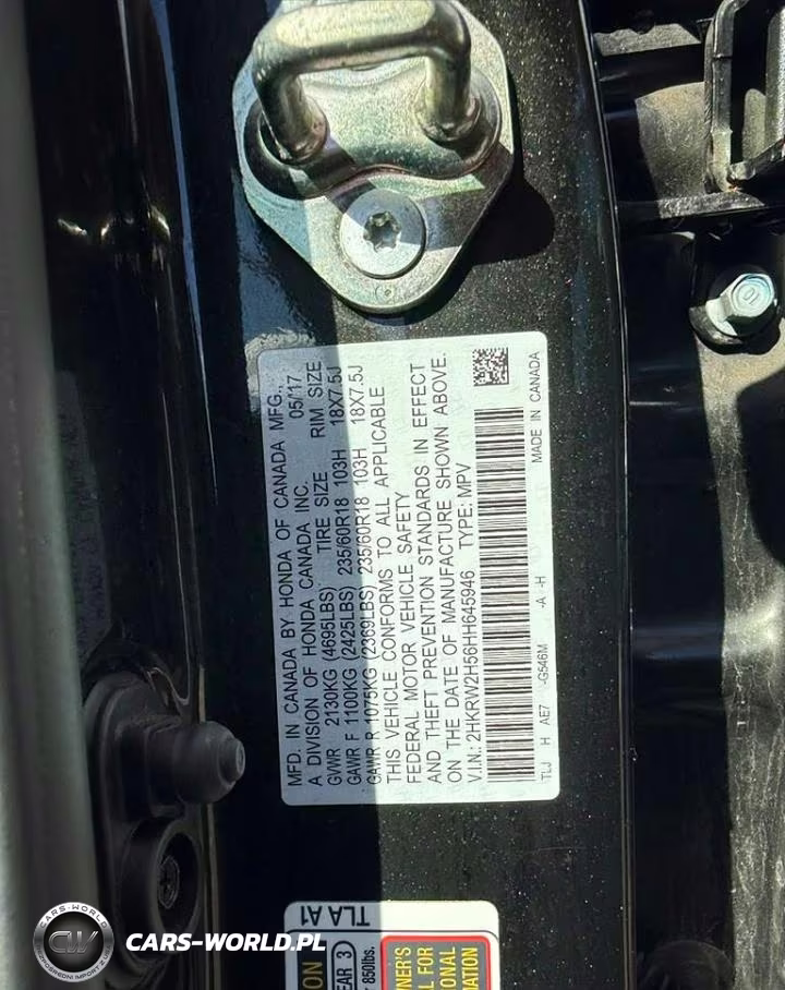 2017 Honda Cr-V Ex VIN:2HKRW2H56HH645946 - 10