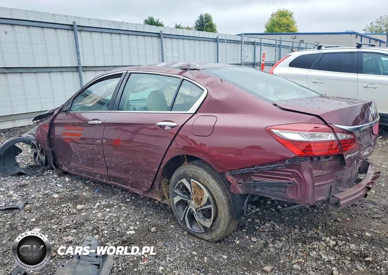 2016 Honda Accord Lx VIN:1HGCR2F39GA222994 - 2