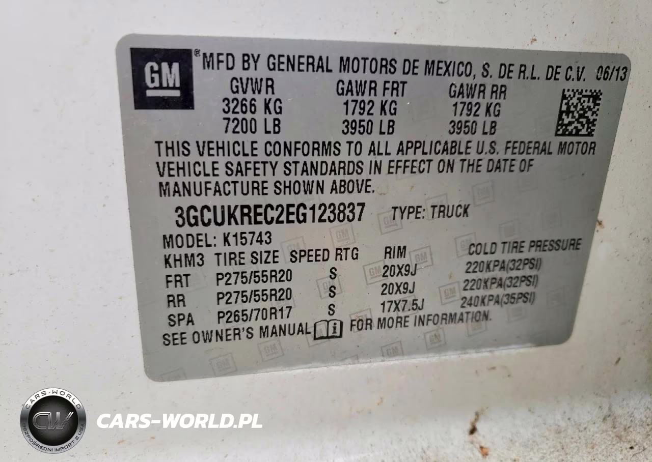 2014 Chevrolet Silverado K1500 Lt VIN:3GCUKREC2EG123837 - 12