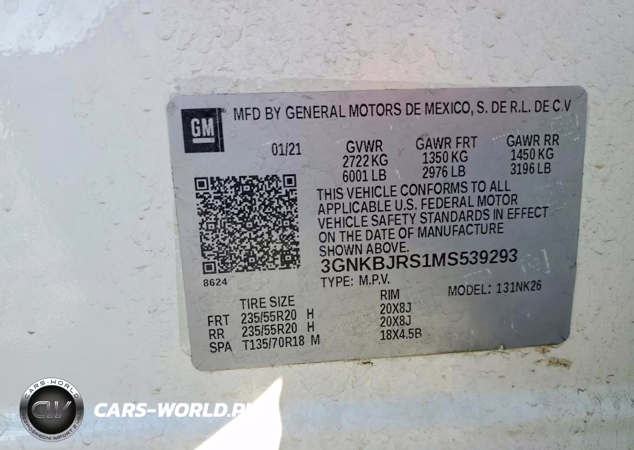 2021 Chevrolet Blazer 3Lt VIN:3GNKBJRS1MS539293 - 13