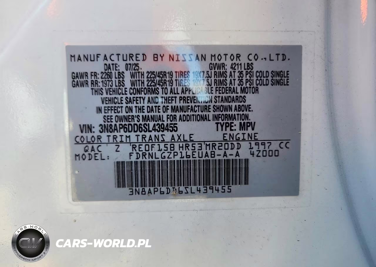2025 Nissan Kicks Sr VIN:3N8AP6DD6SL439455 - 13