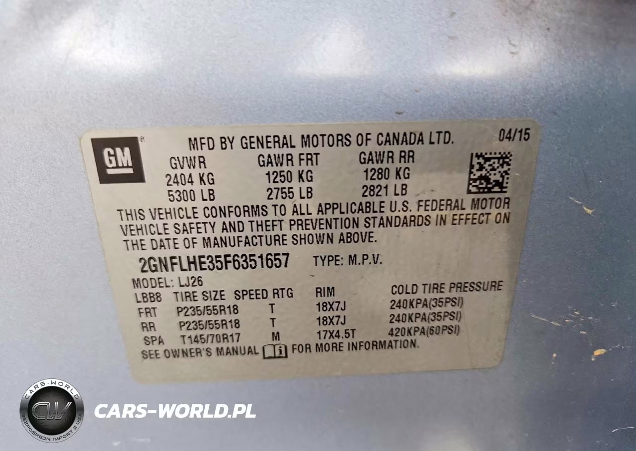 2015 Chevrolet Equinox Ltz VIN:2GNFLHE35F6351657 - 13