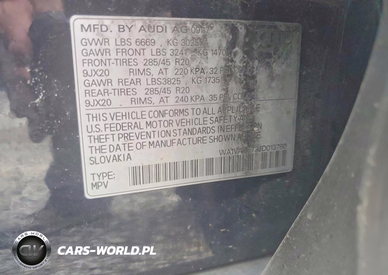 2018 Audi Q7 Prestige VIN:WA1VAAF73JD013780 - 13