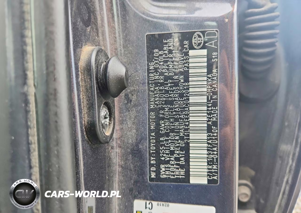 2010 Toyota Corolla Matrix S VIN:2T1LE4EE9AC012018 - 12
