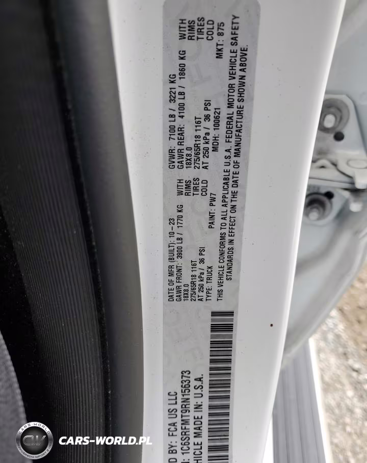 2024 Ram 1500 VIN:1C6SRFMT9RN156373 - 13