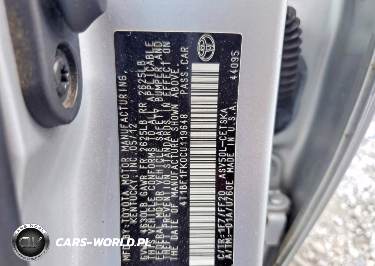 2012 Toyota Camry Se VIN:4T1BF1FK0CU119648 - 12