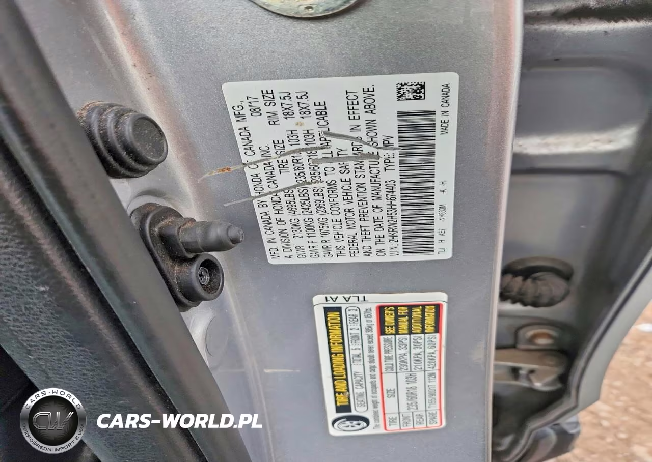 2017 Honda Cr-V Ex VIN:2HKRW2H53HH674403 - 13