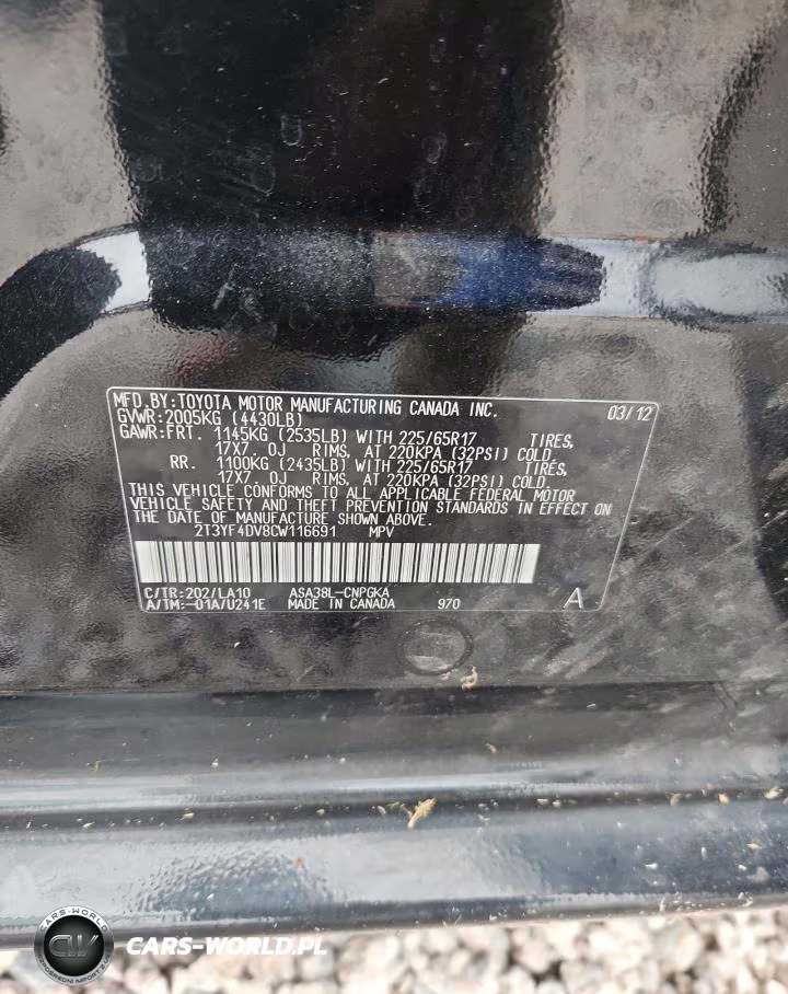 2012 Toyota Rav4 Limited VIN:2T3YF4DV8CW116691 - 13