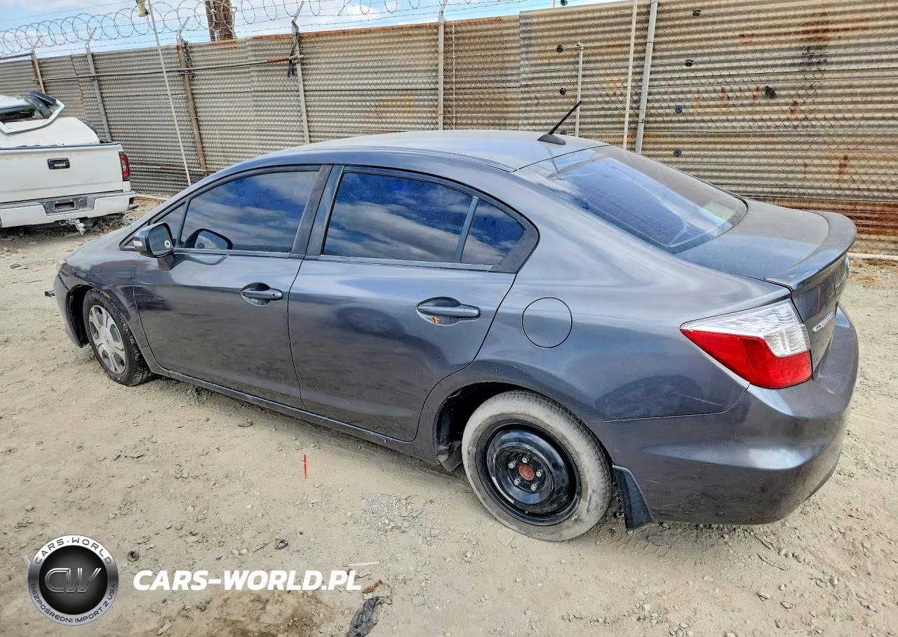 2012 Honda Civic Hybrid VIN:JHMFB4F27CS005868 - 2