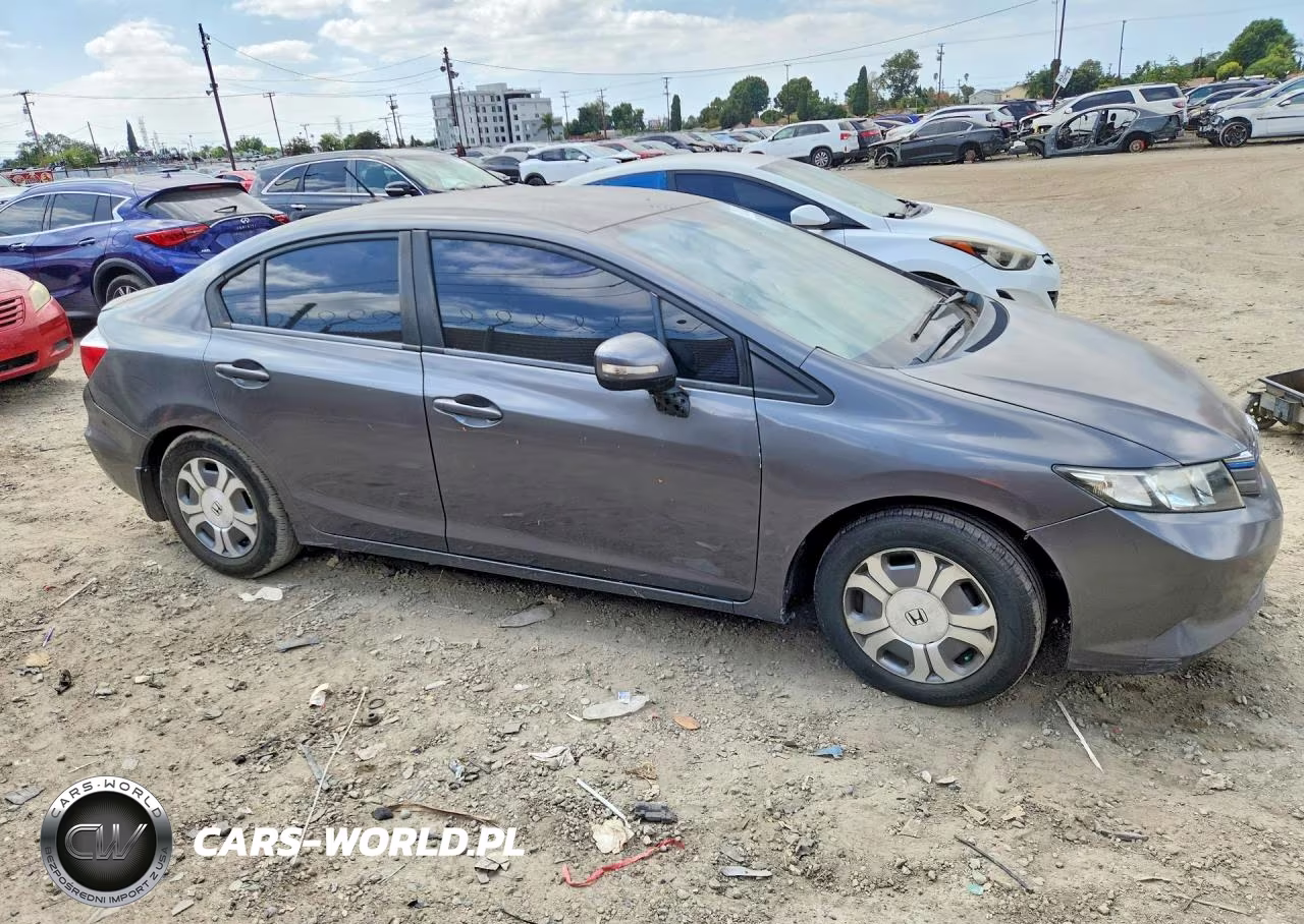2012 Honda Civic Hybrid VIN:JHMFB4F27CS005868 - 4