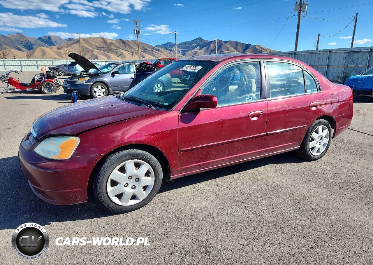 2002 Honda Civic Ex VIN:1HGES257X2L017571 - 1