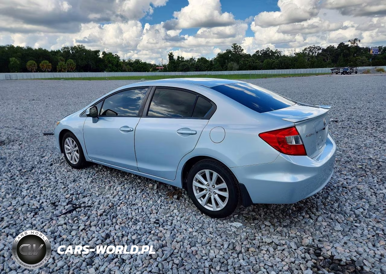 2012 Honda Civic Ex VIN:2HGFB2F83CH502855 - 2