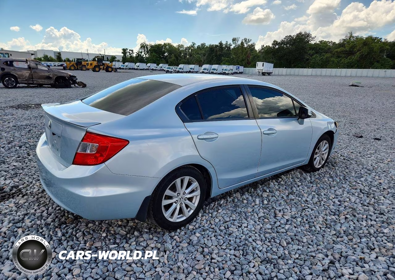 2012 Honda Civic Ex VIN:2HGFB2F83CH502855 - 3