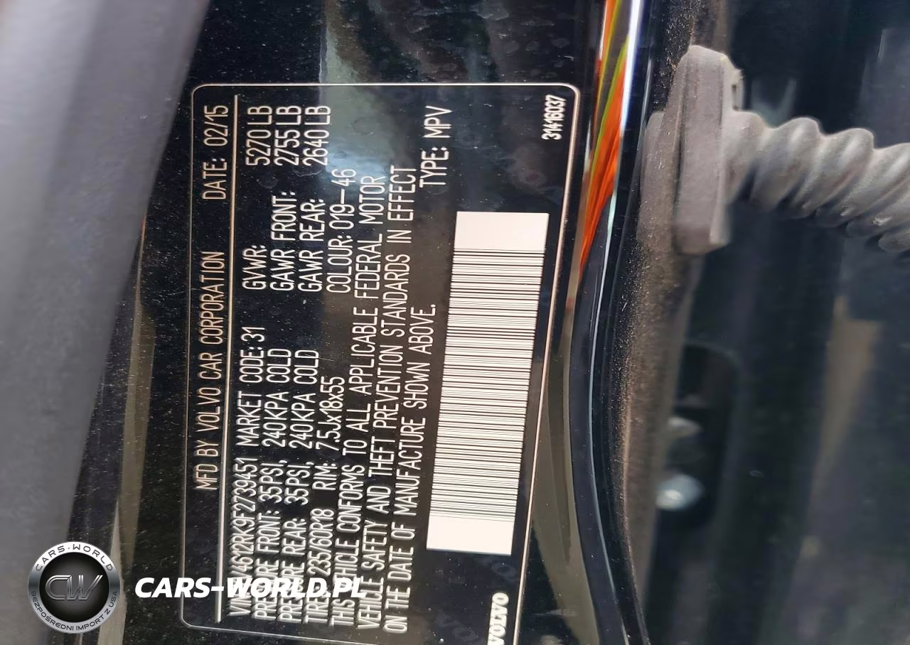 2015 Volvo Xc60 T5 Premier VIN:YV4612RK9F2739451 - 12