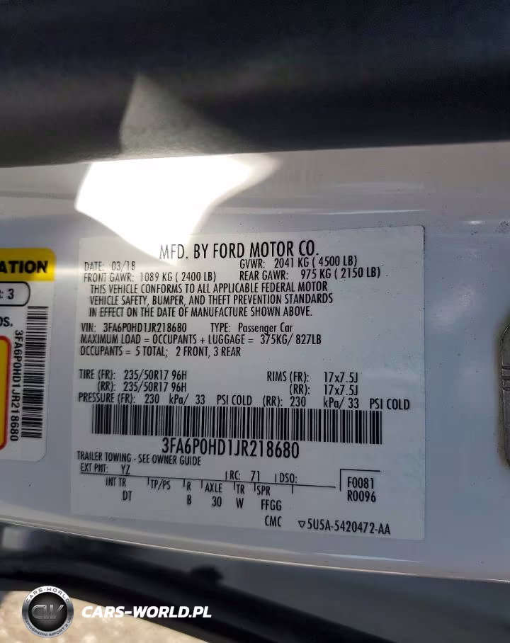 2018 Ford Fusion Se VIN:3FA6P0HD1JR218680 - 12