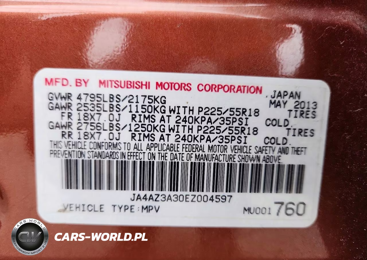 2014 Mitsubishi Outlander Se VIN:JA4AZ3A30EZ004597 - 13