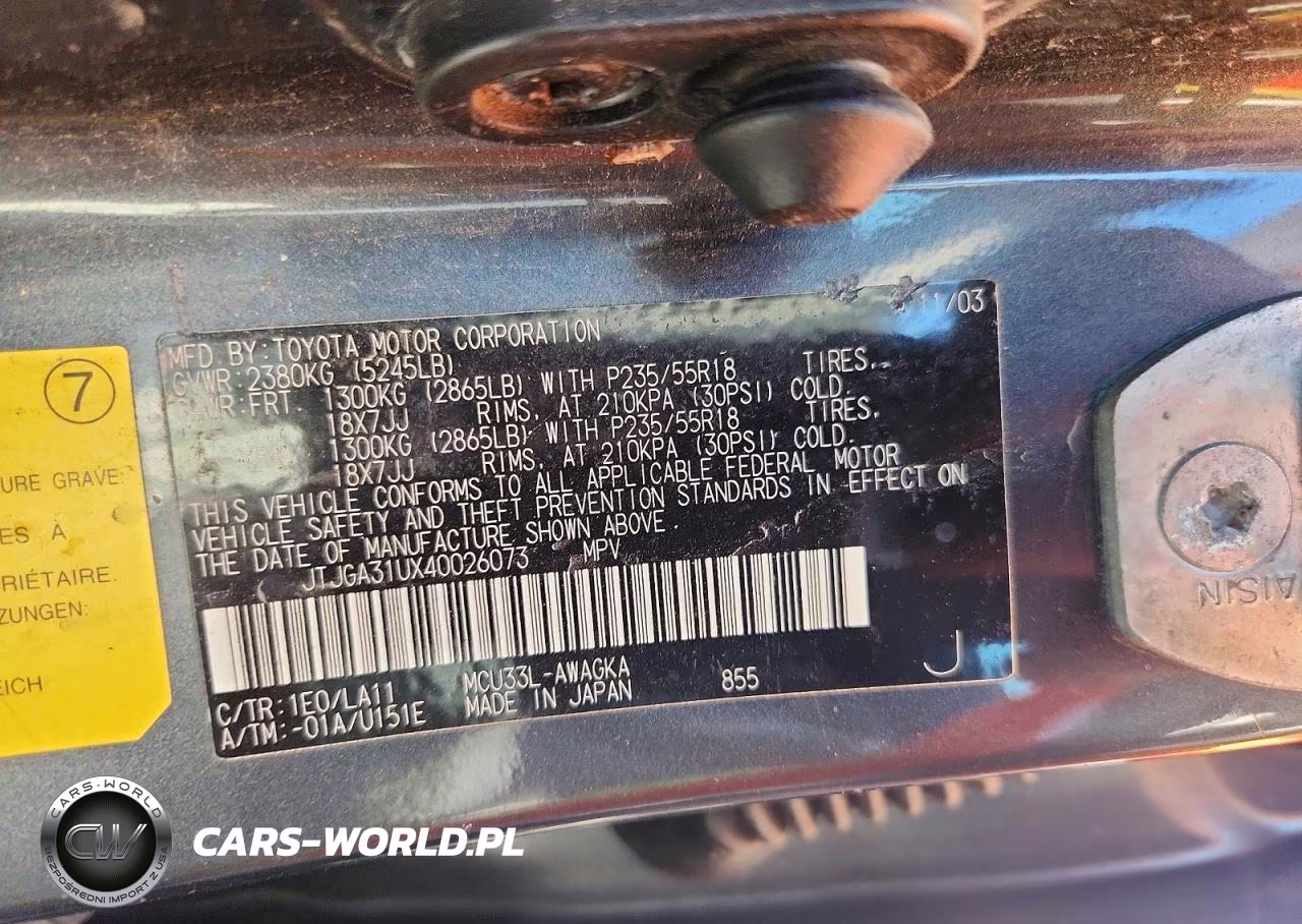 2004 Lexus Rx 330 VIN:JTJGA31UX40026073 - 13