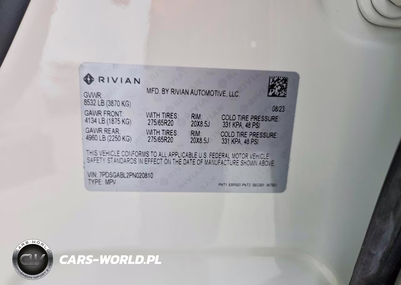 2023 Rivian R1S Launch Edition VIN:7PDSGABL2PN020810 - 13