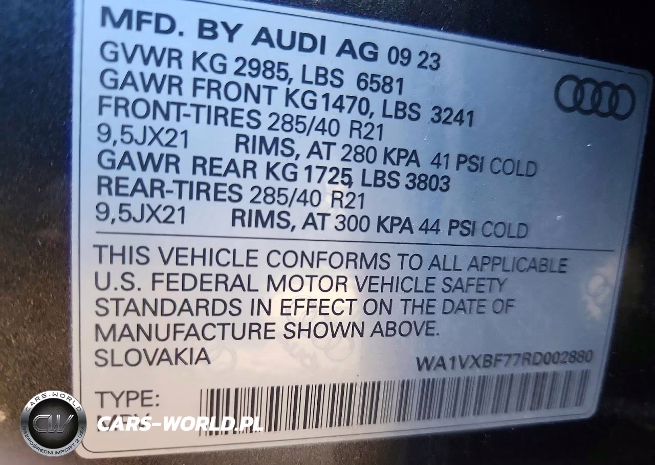 2024 Audi Q7 Prestige VIN:WA1VXBF77RD002880 - 14