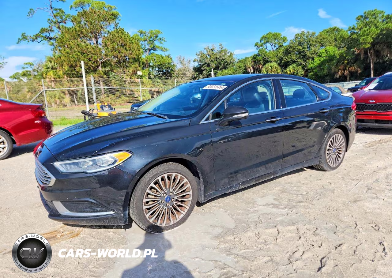 2018 Ford Fusion Se VIN:3FA6P0HD6JR238343 - 1