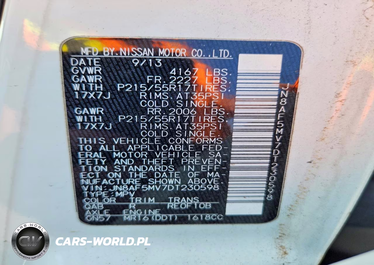 2013 Nissan Juke S VIN:JN8AF5MV7DT230598 - 13