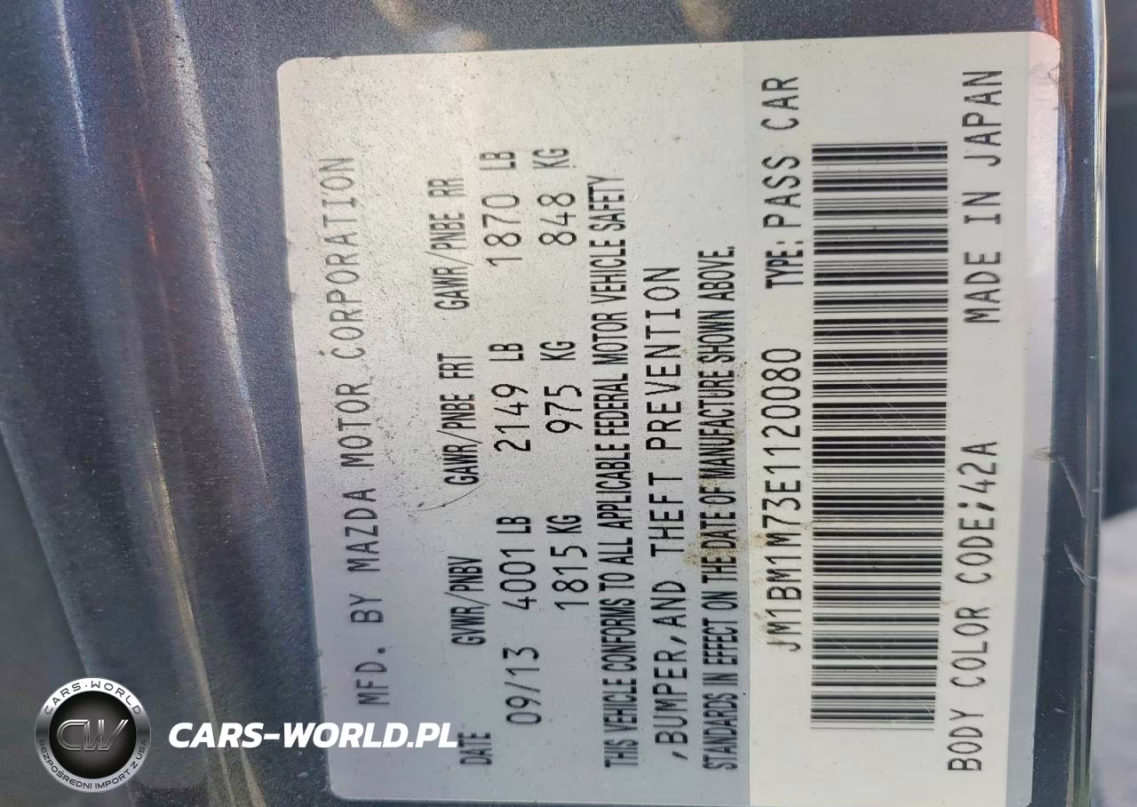 2014 Mazda 3 Grand Touring VIN:JM1BM1M73E1120080 - 13