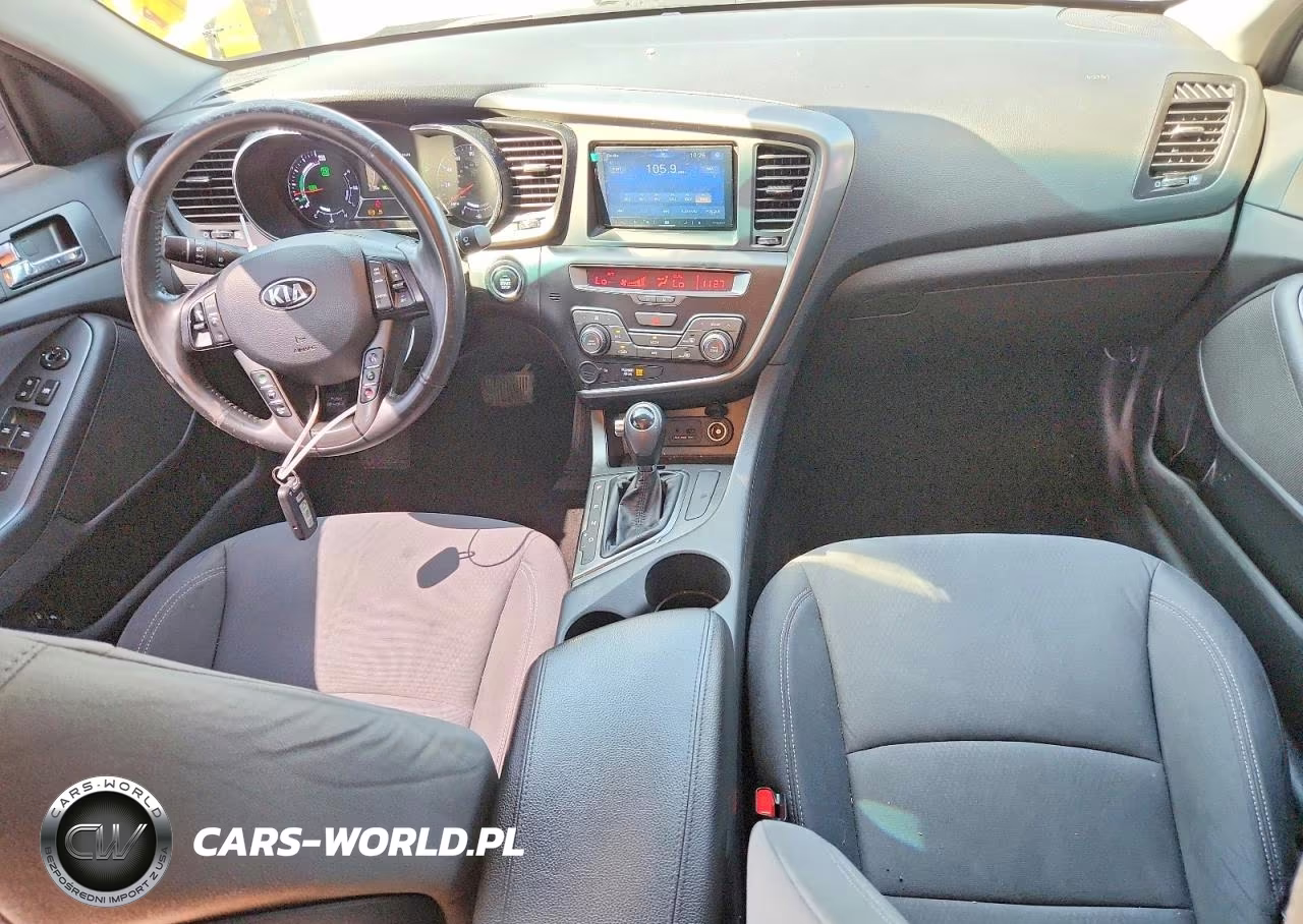 2013 Kia Optima Hybrid VIN:KNAGM4AD1D5058801 - 8