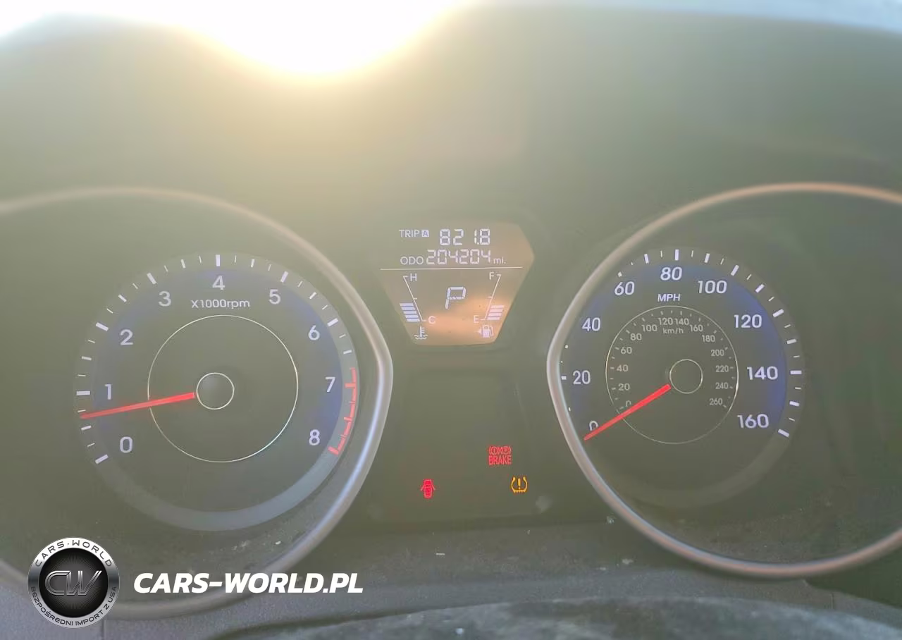 2013 Hyundai Elantra Gls VIN:KMHDH4AE4DU818191 - 9