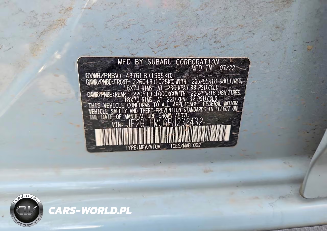 2023 Subaru Crosstrek Limited VIN:JF2GTHMC6PH232432 - 13