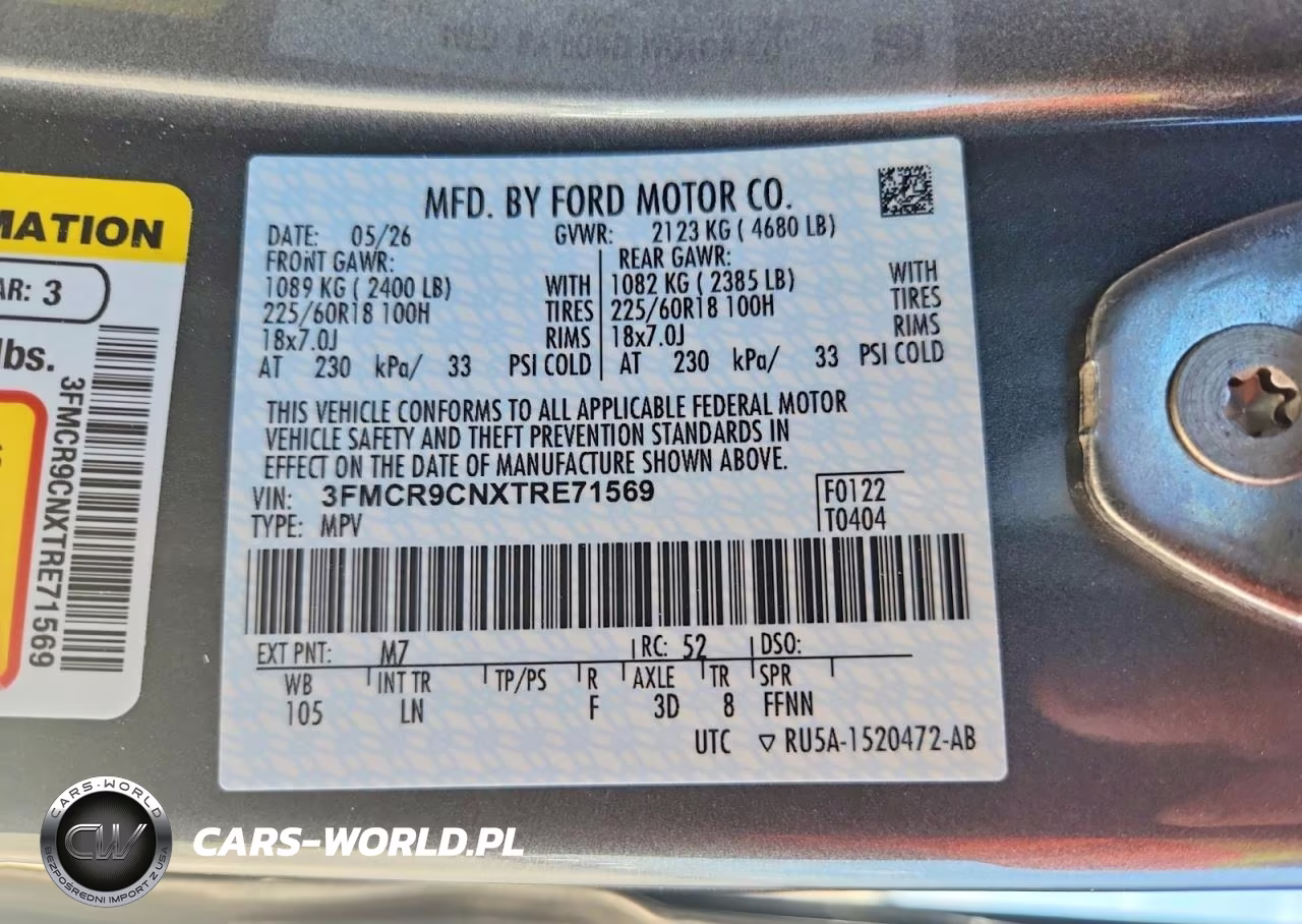 2026 Ford Bronco Sport Outer Banks VIN:3FMCR9CNXTRE71569 - 14
