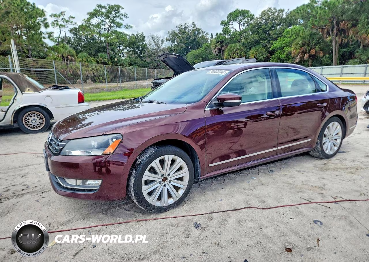 2014 Volkswagen Passat Sel VIN:1VWCN7A30EC007422 - 1