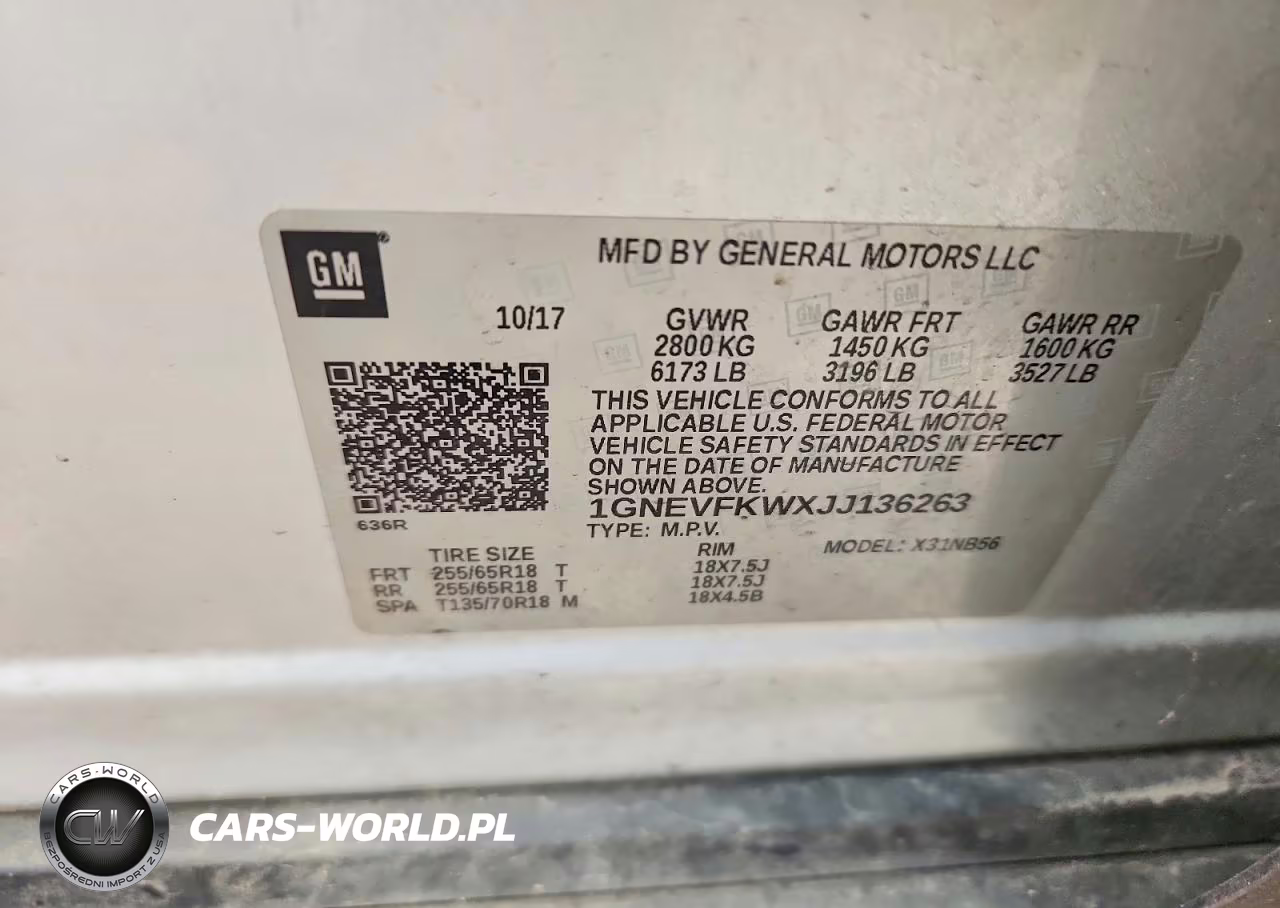 2018 Chevrolet Traverse Ls VIN:1GNEVFKWXJJ136263 - 13