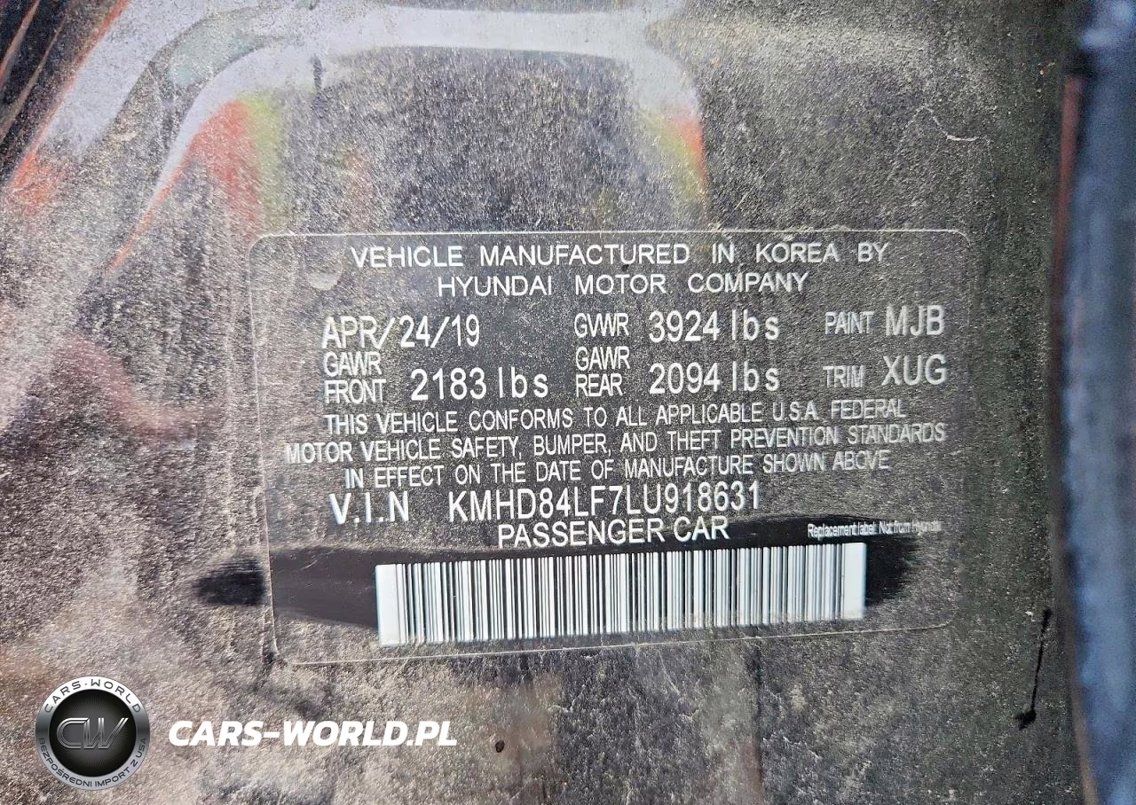 2020 Hyundai Elantra Value Edition VIN:KMHD84LF7LU918631 - 13