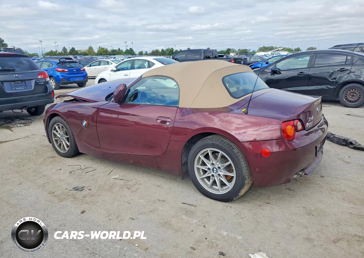 2003 BMW Z4 2.5 VIN:4USBT33413LS42907 - 2