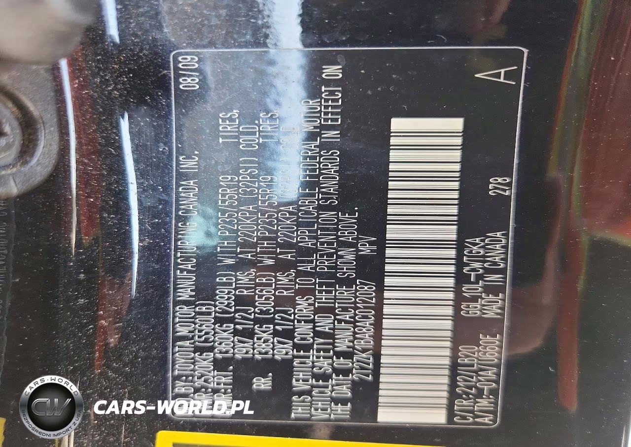 2010 Lexus Rx 350 VIN:2T2ZK1BA8AC012087 - 14