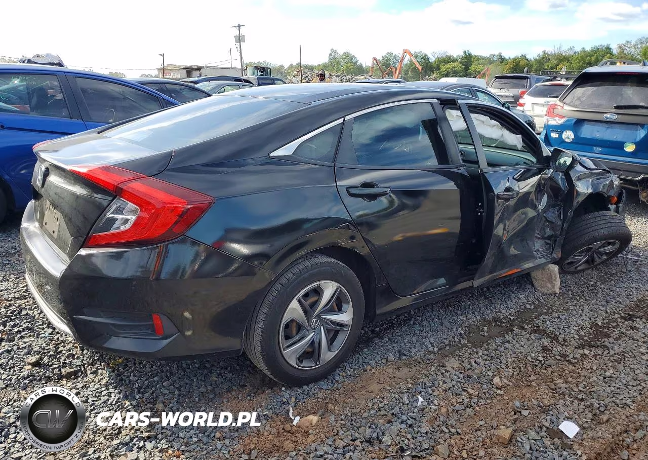 2020 Honda Civic Lx VIN:2HGFC2F65LH564950 - 3
