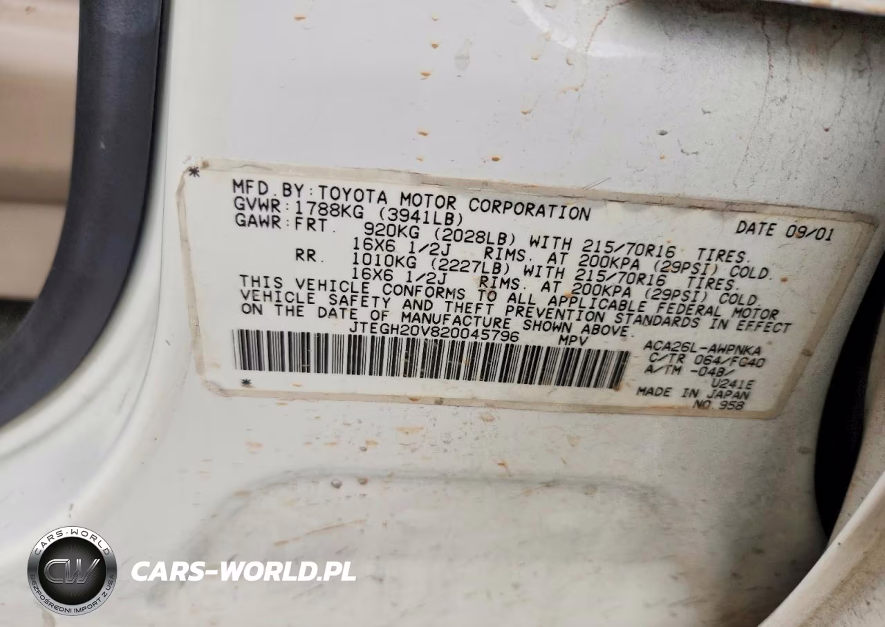 2002 Toyota Rav4 Base VIN:JTEGH20V820045796 - 12