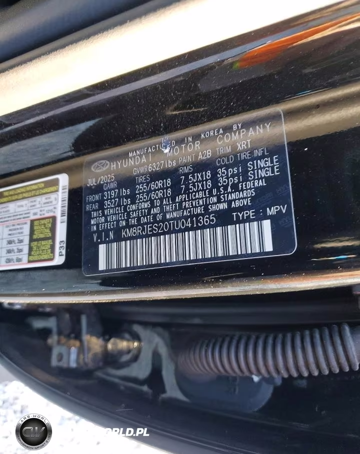 2026 Hyundai Palisade Xrt Pro VIN:KM8RJES20TU041365 - 14