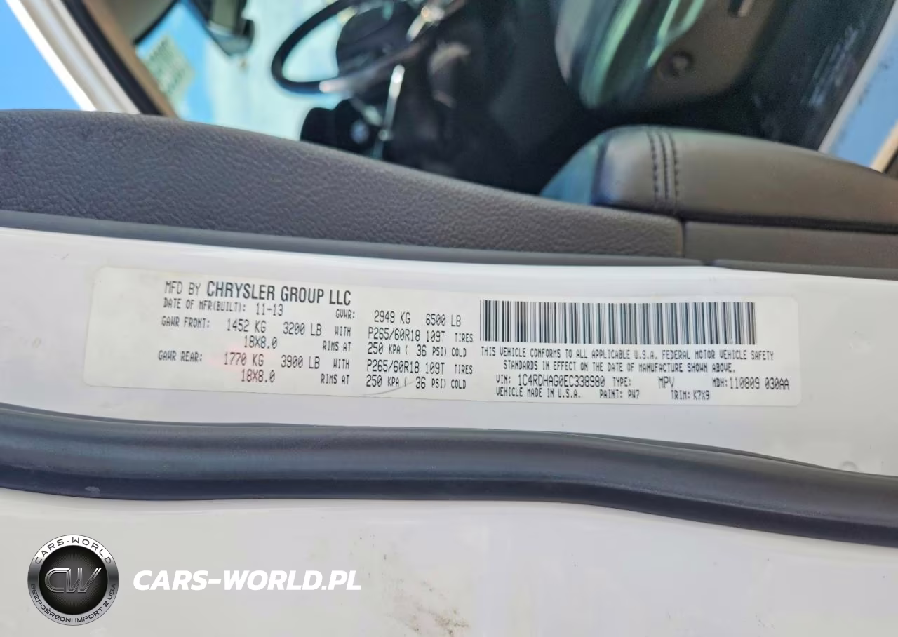 2014 Dodge Durango Sxt VIN:1C4RDHAG0EC338980 - 13