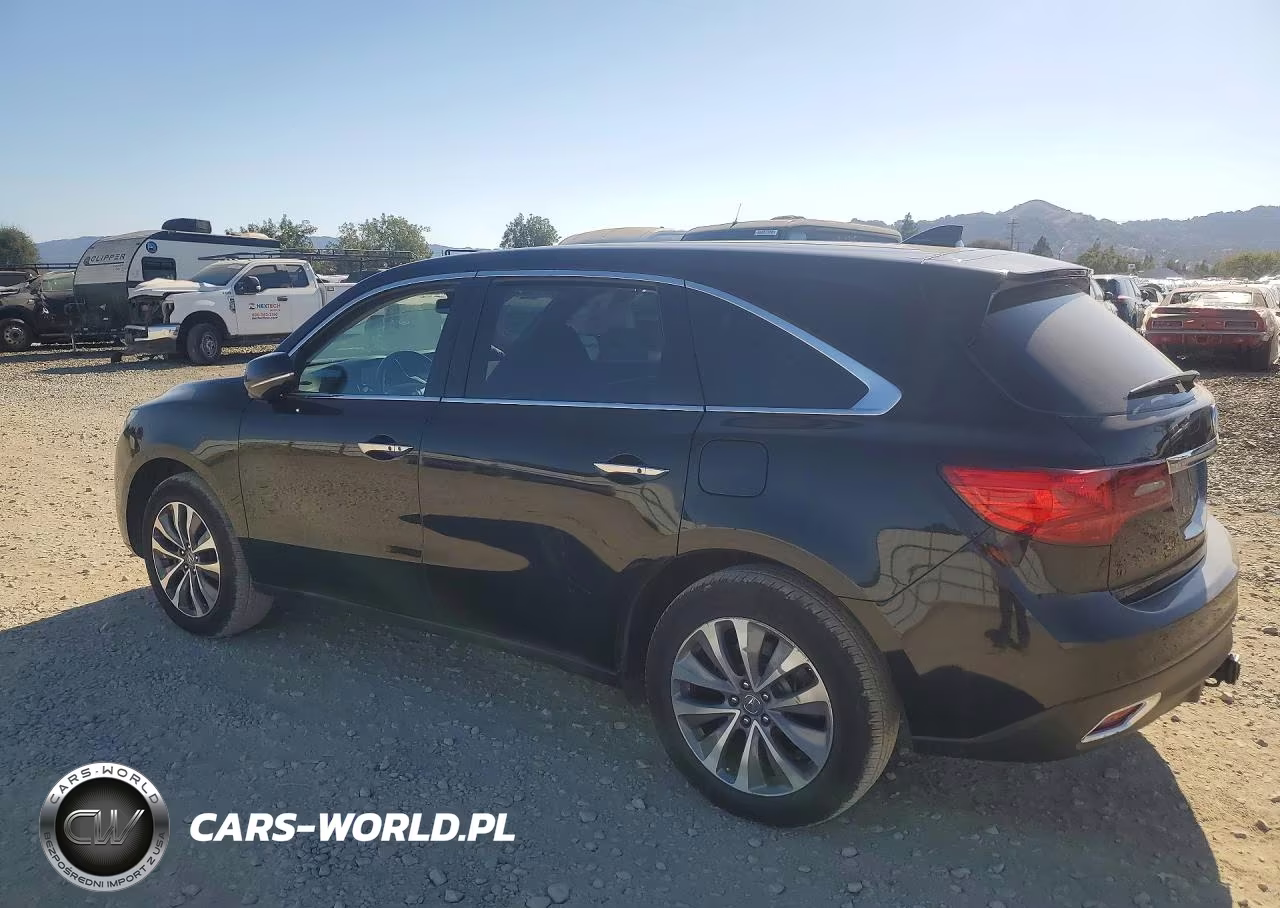 2014 Acura Mdx Technology VIN:5FRYD4H45EB041236 - 2